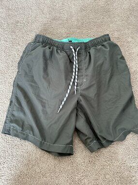 Men’s Gray Swim Shorts Size Medium